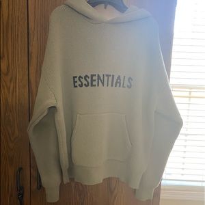 Fear Of God Essentials Hoodie Taupe Color
